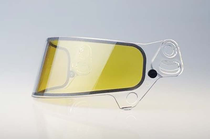 Bell SE07 yellow amber high definition helmet shield visor