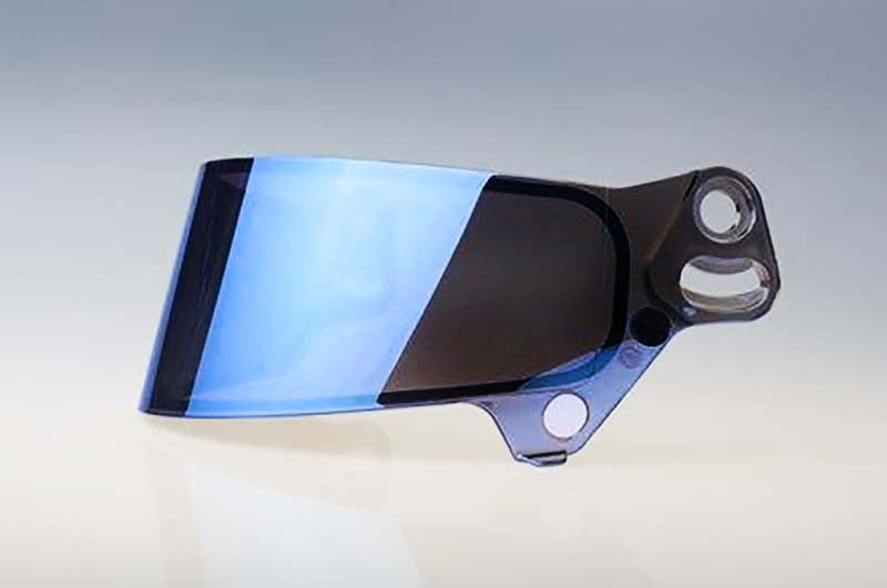 Bell SE07 blue mirror helmet shield visor