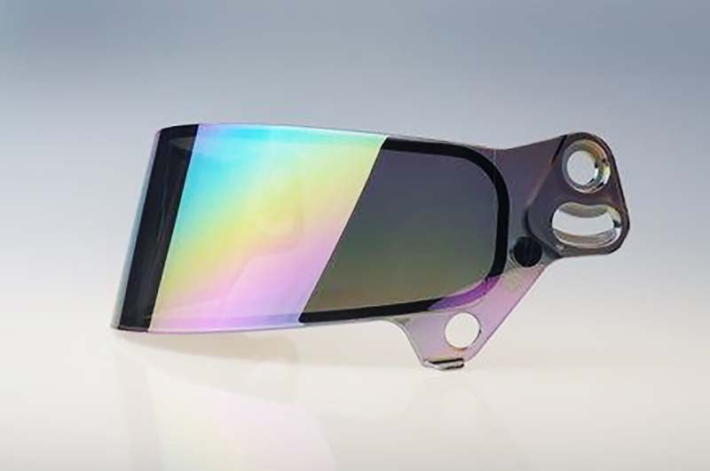 Bell SE07 iridium rainbow mirror helmet shield visor