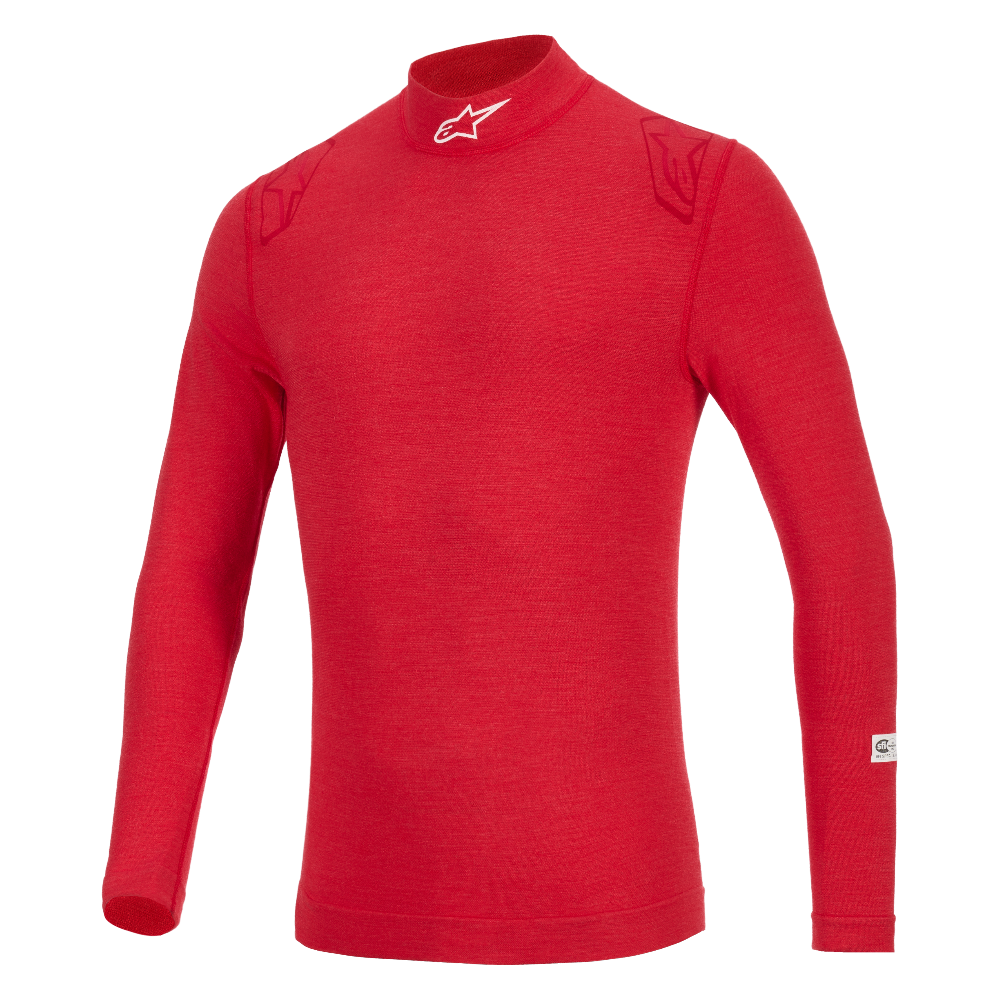Alpinestars ZX EVO V3 Fireproof Shirt Red front view