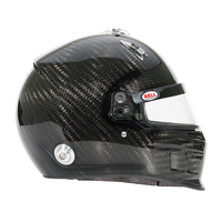 Thumbnail for Snell SA2025 Bell XR7 Carbon racing helmet with aerodynamic spoiler rear view