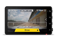 Thumbnail for Garmin Catalyst 2 Racetrack Driving Performance Optimizer displaying a race track on the screen with a 'Drive' button