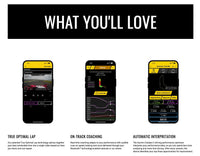 Thumbnail for Garmin Catalyst 2 Racetrack Driving Performance Optimizer Image screens displaying a performance monitoring app with text 'What You'll Love' at the top.