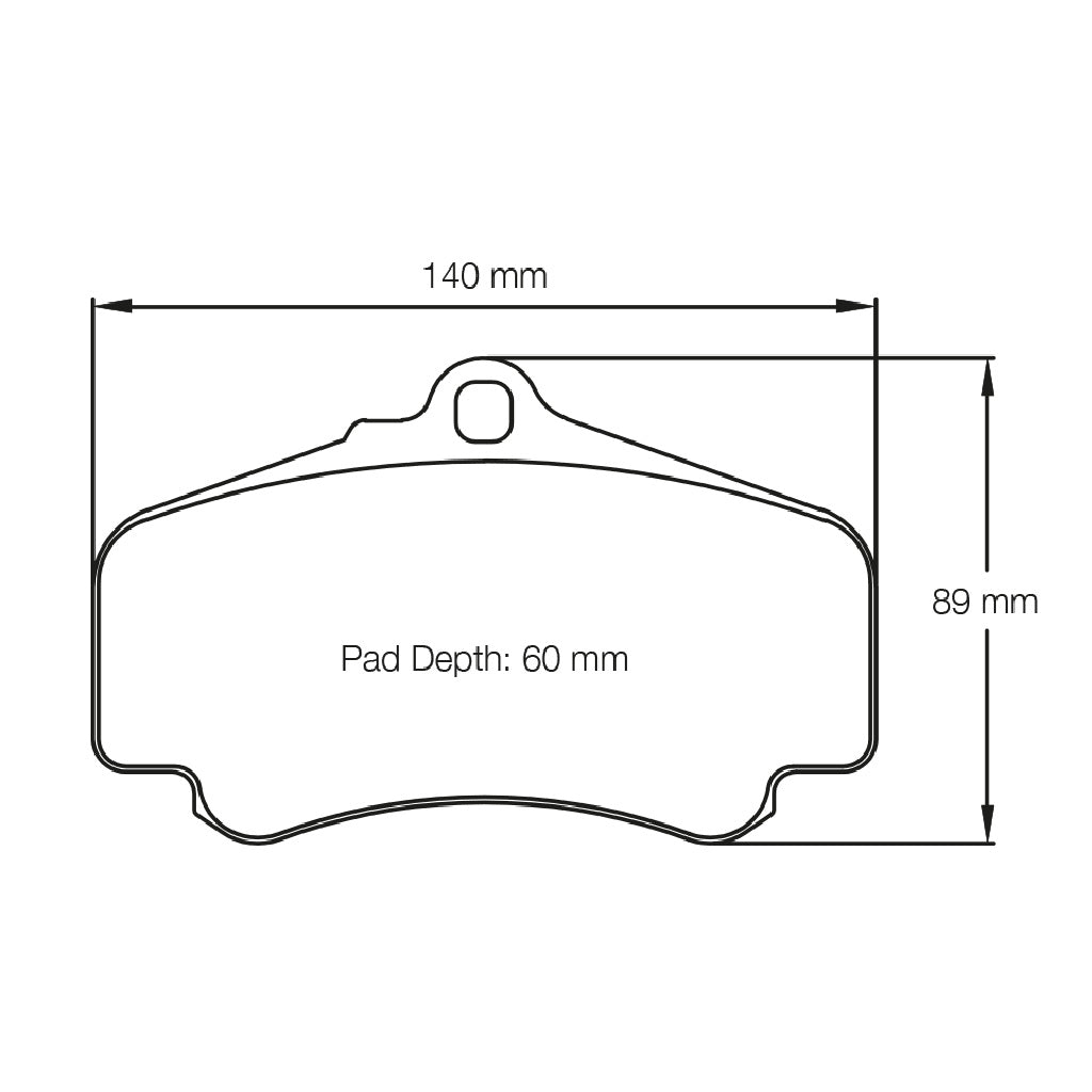 Pagid Racing Brake Pads No. 2474 (Front)