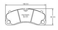 Thumbnail for Pagid Racing Brake Pads No. 4924 (Front)