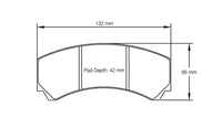 Thumbnail for Pagid racing brake pad shape no. 2126