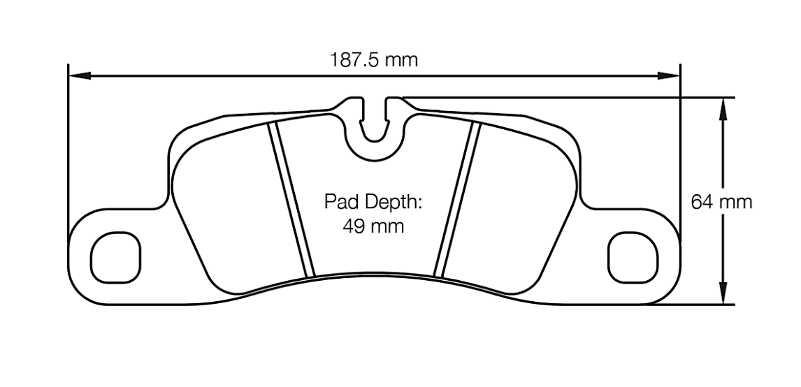 Pagid Racing Brake Pads No. 4918 (Rear)