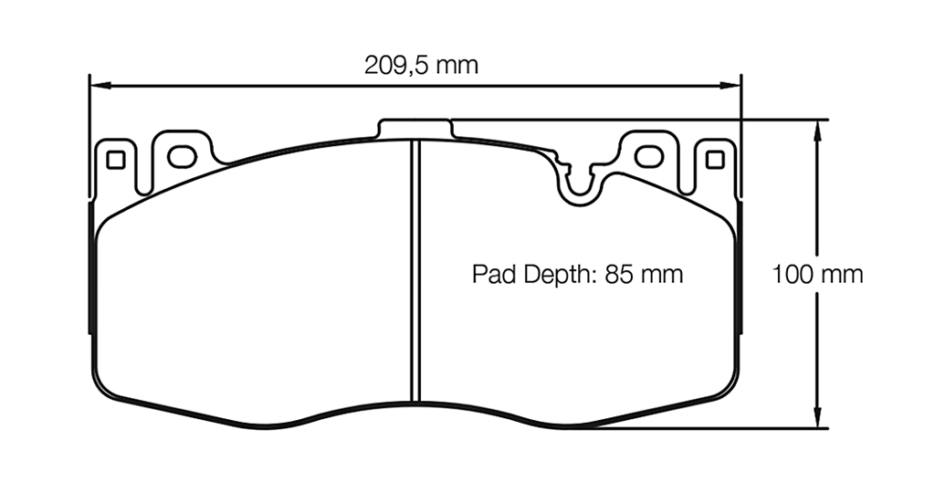 Pagid Racing Brake Pads No. 4935 (Front)