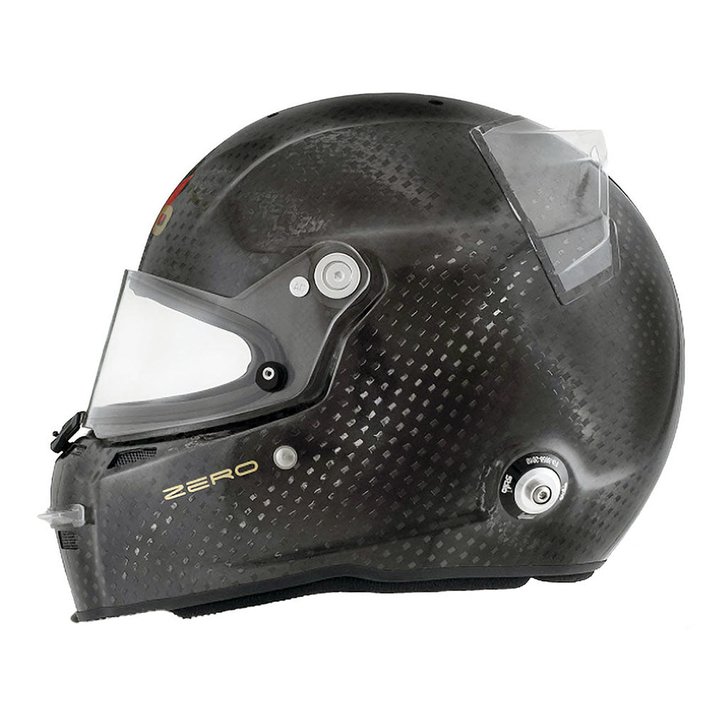 Stilo ABP ZERO 8860-2018 carbon fiber auto racing helmet full left side view