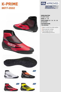Thumbnail for Sparco-Prime-K-kart-Race-Shoe-sale-discount-best-deal-low-price-deal-Sale-Image