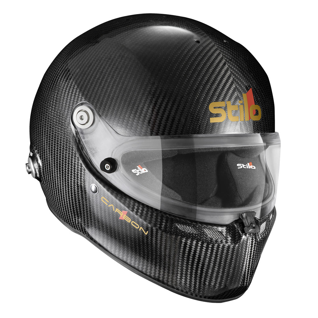 Stilo ST6 FN 8859-2024 SA2025 Carbon Fiber auto racing helmet right 3Q view
