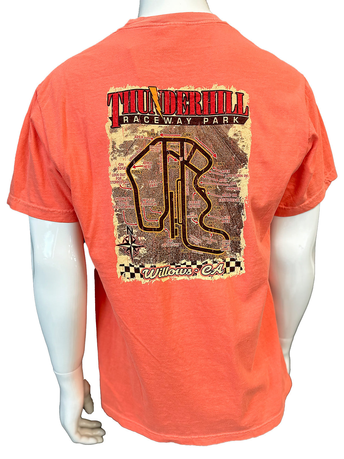 Thunderhill Ink Chaos Orange T-Shirt