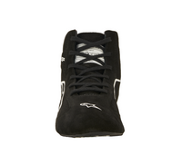 Thumbnail for alpinestars sp v3 racing shoes black front lace view image