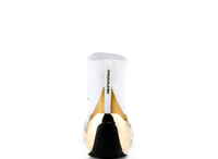 Thumbnail for Alpinestars Supertech K karting shoes white gold rear heel view