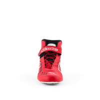 Thumbnail for Alpinestars Tech-1 KX v3 karting shoes red black white front view