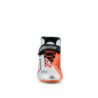 Thumbnail for Alpinestars Tech-1 KX v3 karting shoes white orange black front view
