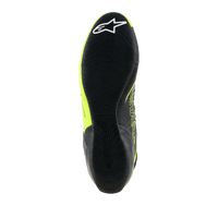 Thumbnail for Alpinestars Tech-1 KX v3 karting shoes yellow fluo black sole bottom view
