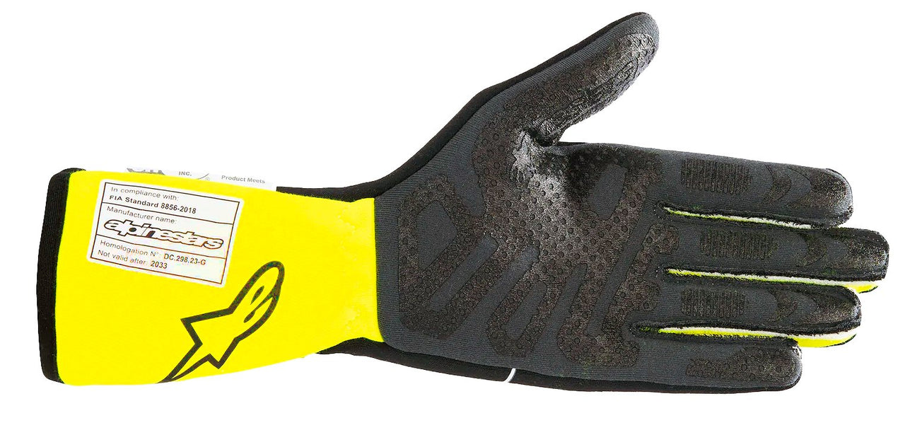 alpinestars-tech-1-race-v4-nomex-Race-gloves-Black/Yellow-Palm-Image