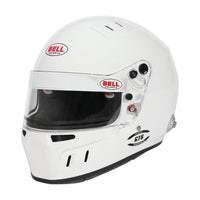Thumbnail for Bell GT6 Pro white racing helmet front angle view