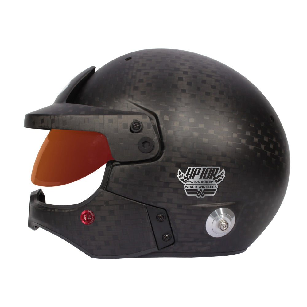 Bell HP10 Rally WW carbon helmet left side image