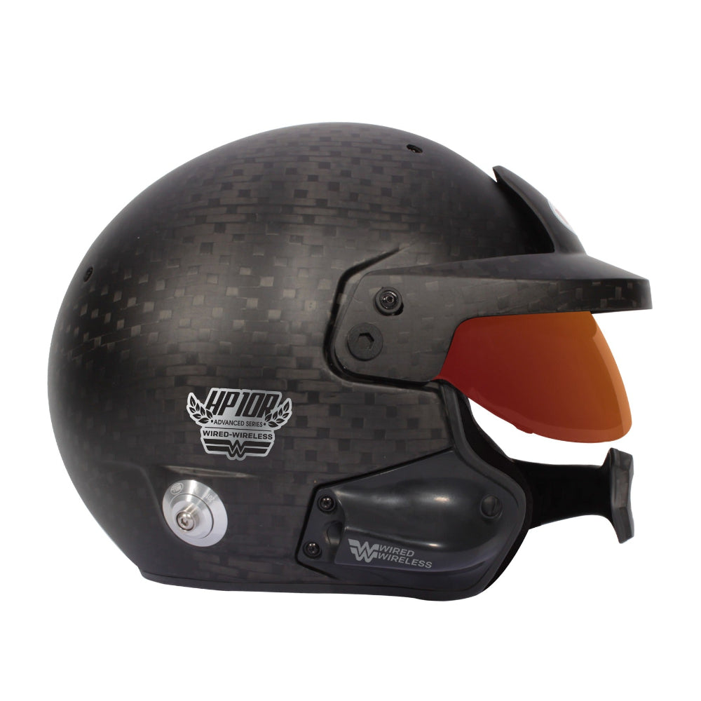 Bell HP10 Rally WW carbon helmet right side image