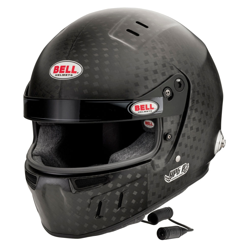 Bell HP6 Carbon Rally Helmet FIA carbon fiber side view