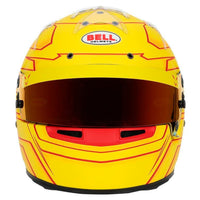 Thumbnail for Bell KC7 CMR Pro Lewis Hamilton 2026 karting helmet front view with red visor and ventilation ports-image