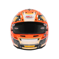 Thumbnail for Bell RS7-K PRO Stamina Anthracite Orange Karting Helmet front left view
