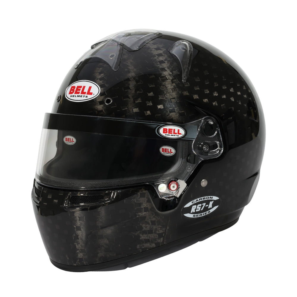 Bell RS7-K Ultra Carbon helmet front left angle image