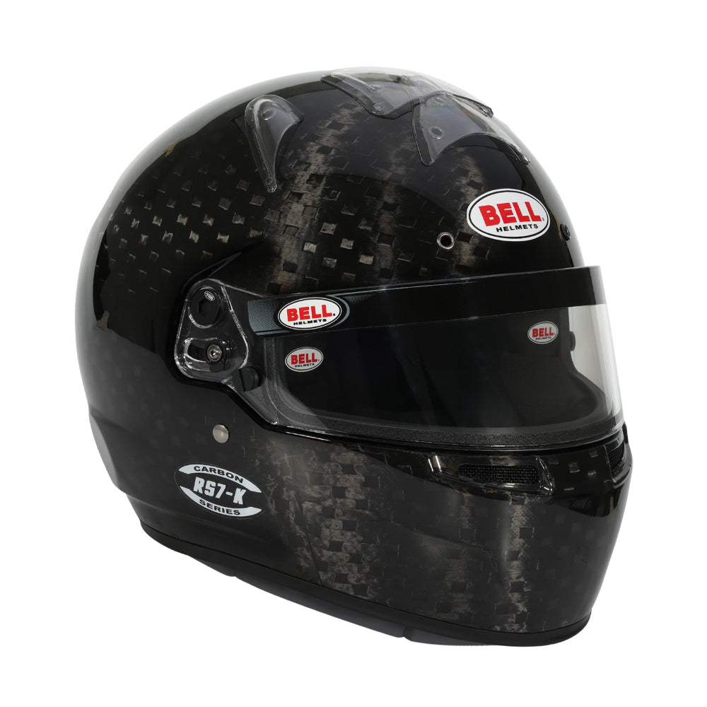 Bell RS7-K Ultra Carbon helmet front left angle image