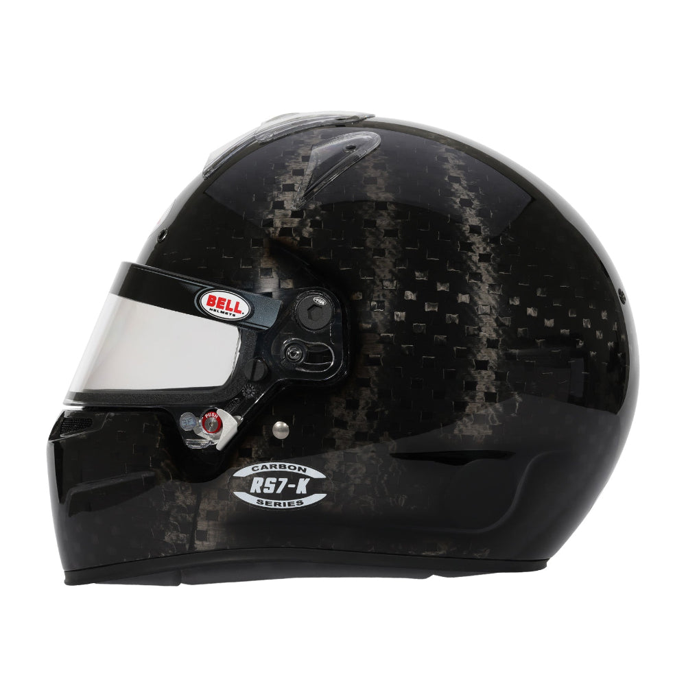 Bell RS7-K Ultra Carbon helmet left side profile image