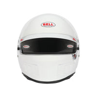 Thumbnail for Bell XD-7 SA2025 PRO White helmet front view with visor
