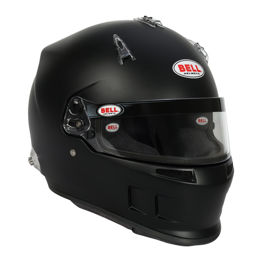 Bell XR7 Pro matte black helmet left side profile