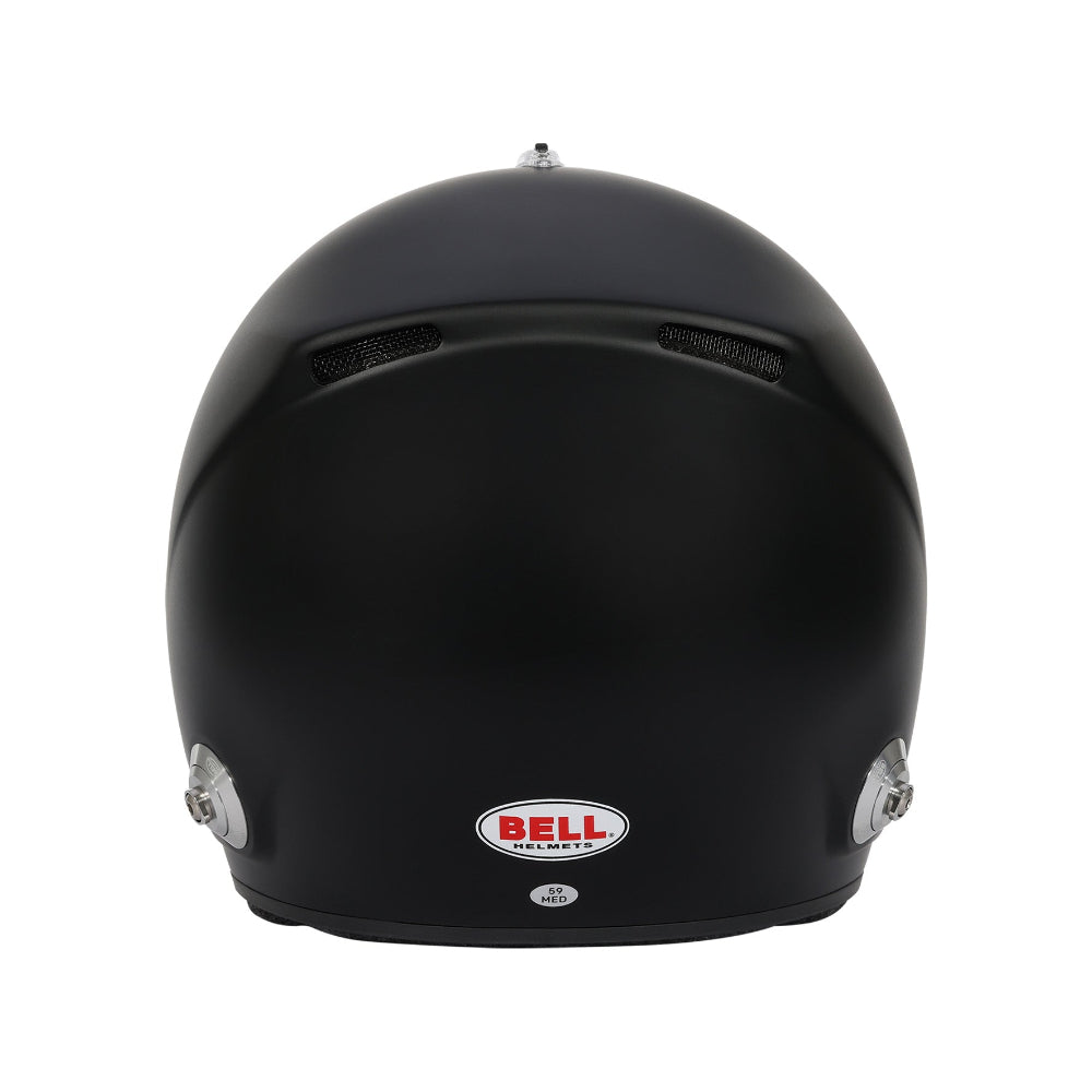 Bell XR7 Pro matte black helmet back rear view