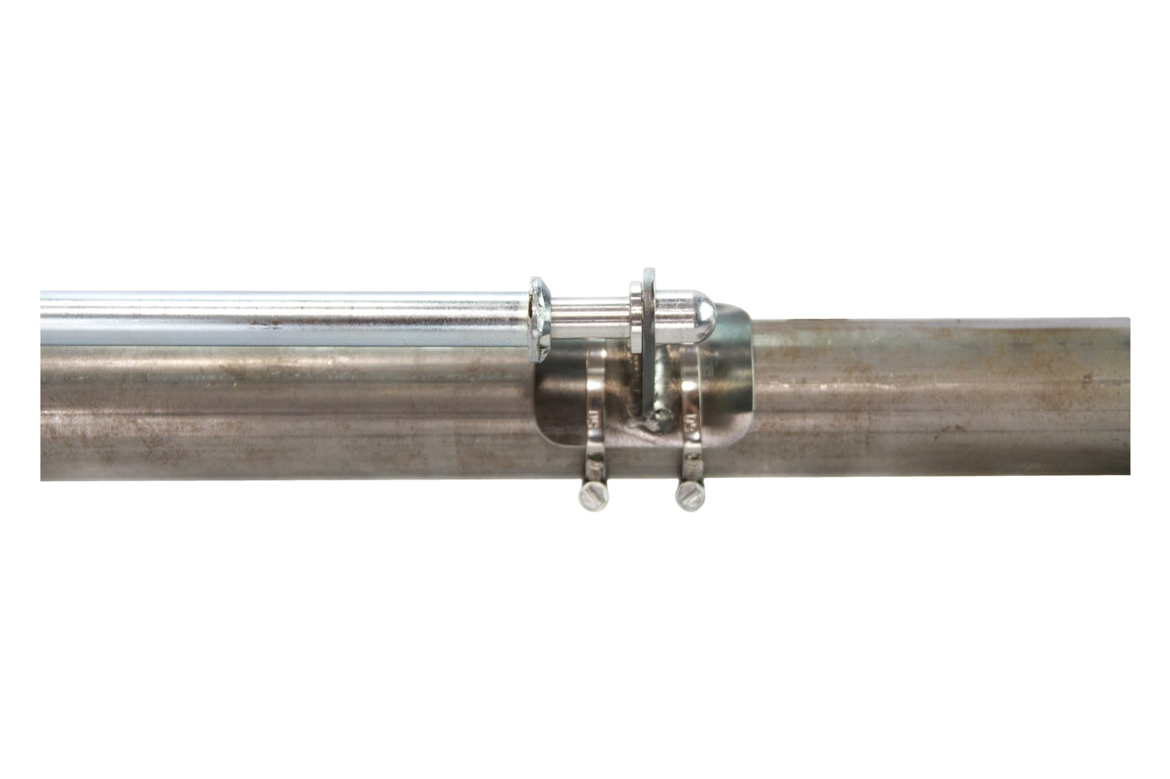 image of bolt-in racecar window net kit spriing loaded mount bar