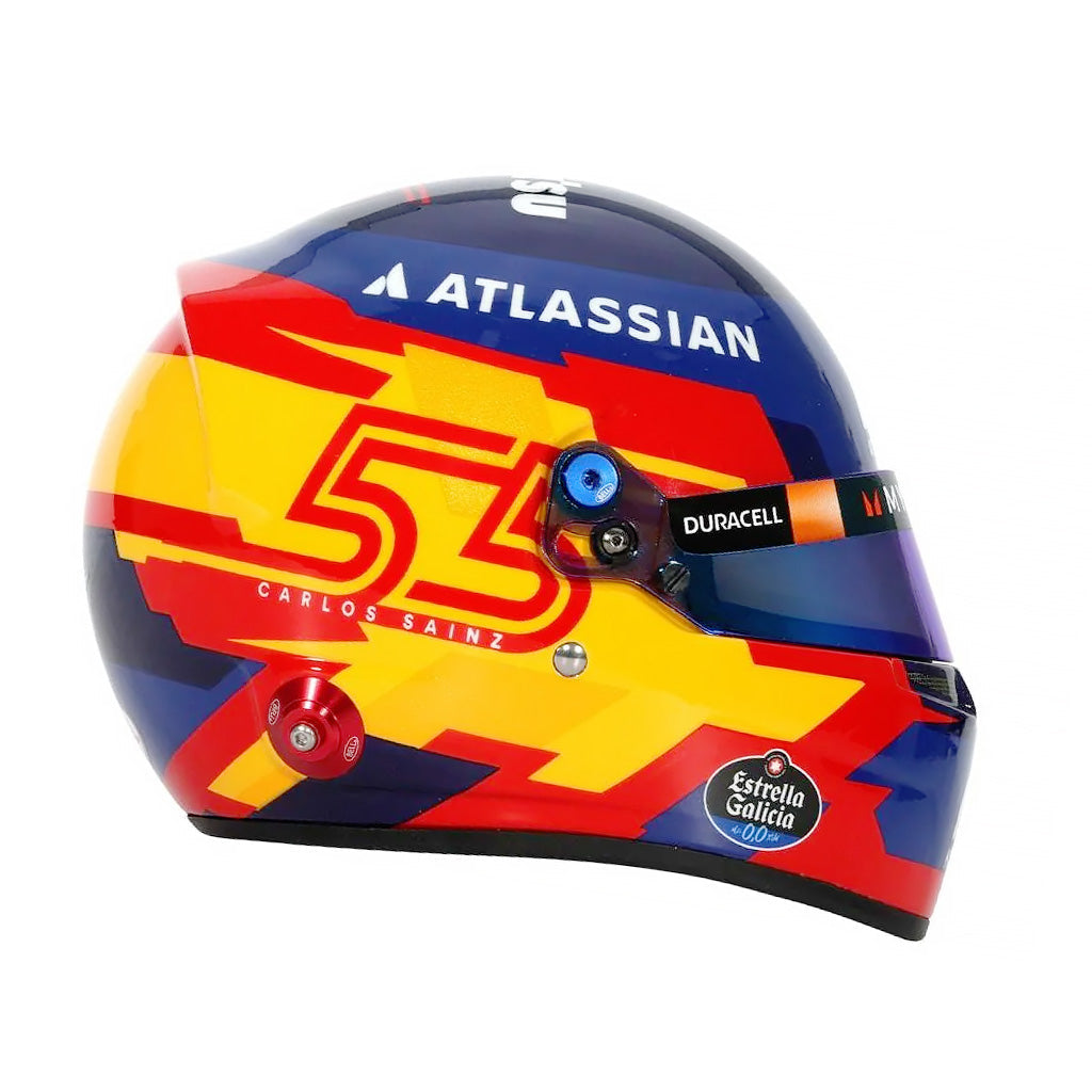 Carlos Sainz 2025 Williams F1 Bell 1:2 Scale Mini Helmet