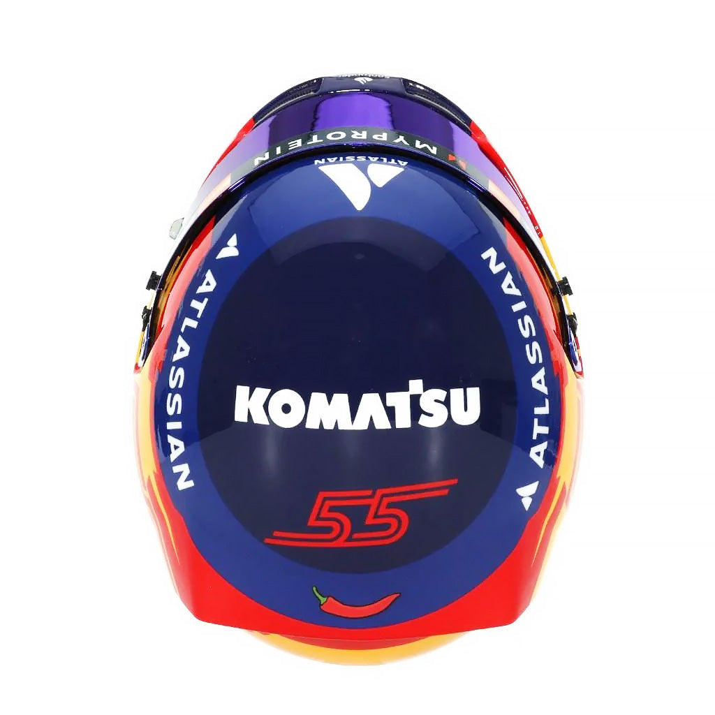 bell f1 mini helmets Carlos Sainz 2025 Williams F1 Bell 1:2 Scale Mini Helmet