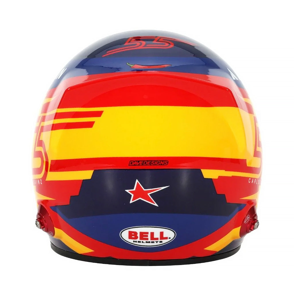 Bell HP77 Carlos Sainz 1:2 Scale F1 Mini Helmet | Williams 2025 F1 Season