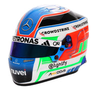 Thumbnail for Kimi Antonelli 2025 F1 Bell mini helmet 1:2 scale front left view image