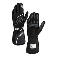 Thumbnail for OMP Tecnica racing gloves black FIA 8856-2018 fire resistant