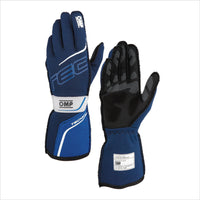 Thumbnail for OMP Tecnica racing gloves navy blue FIA 8856-2018 flame resistant