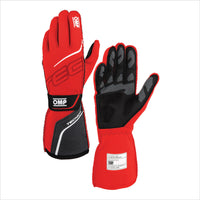 Thumbnail for OMP Tecnica racing gloves red FIA 8856-2018 lightweight high grip