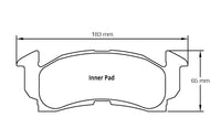 Thumbnail for Pagid Racing Brake Pads No. 1594 (Front)
