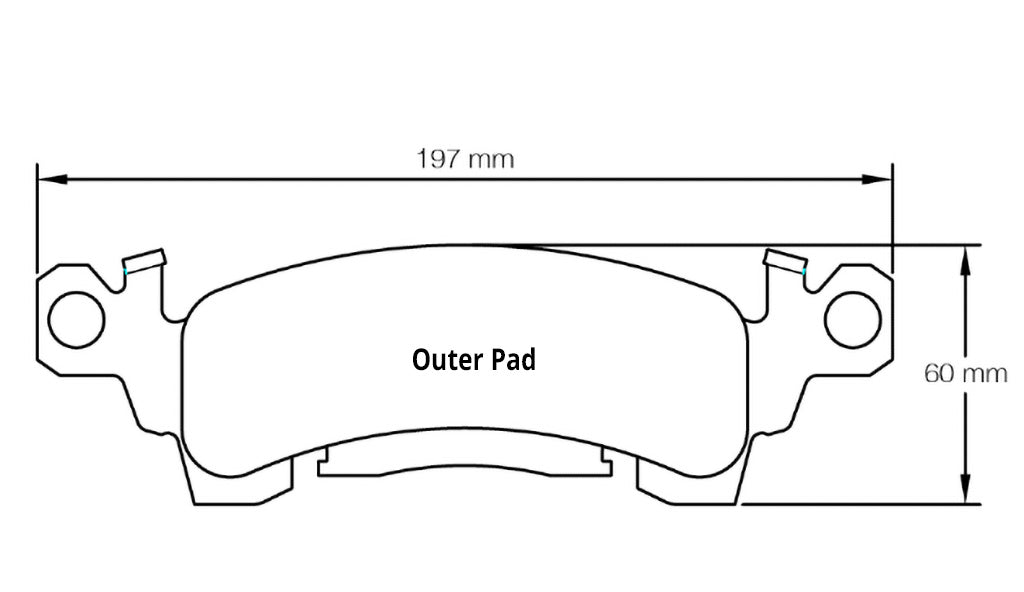 Pagid Racing Brake Pads No. 1594 (Front)