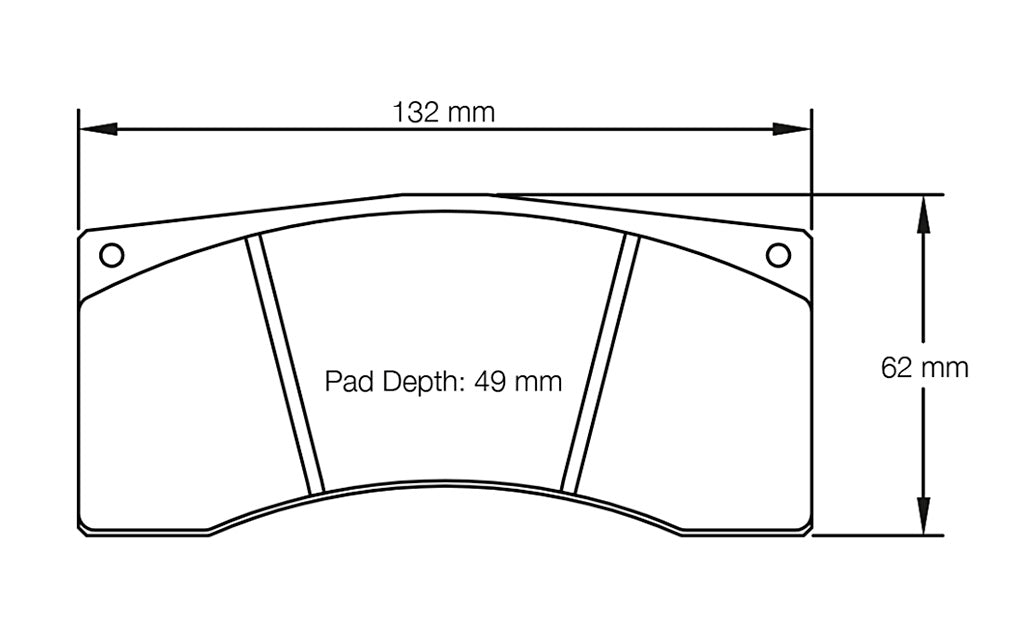Pagid Racing Brake Pads No. 1607 (Rear)