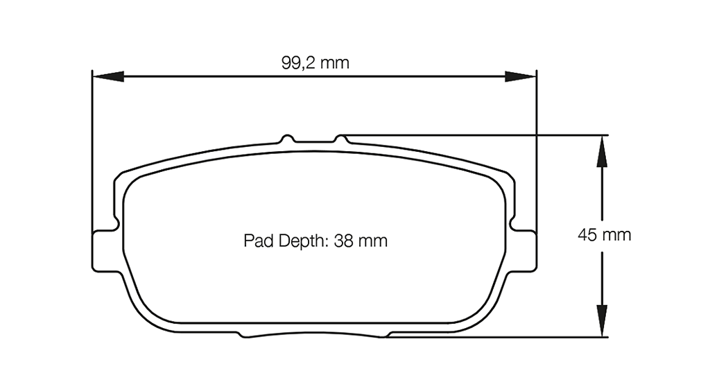 Pagid Racing Brake Pads No. 8077 (Rear)