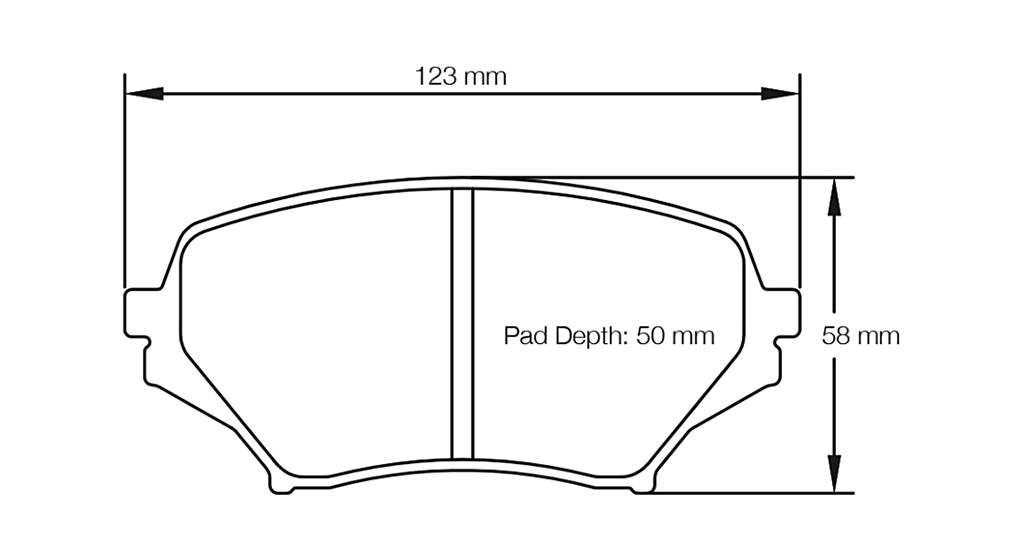 Pagid Racing Brake Pads No. 8082 (Front)