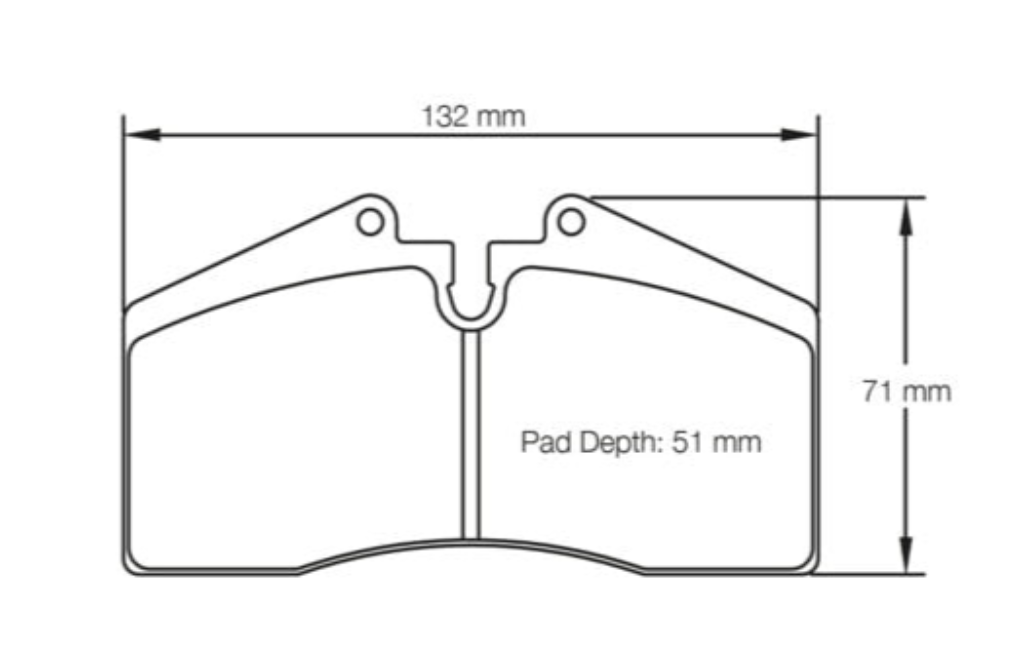 Pagid Racing Brake Pads No. 1204 - Thunder Hill