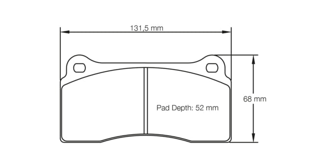 Pagid Racing Brake Pads No. 1287 - Thunder Hill