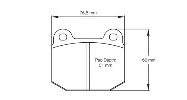 Pagid Racing Brake Pads No. 2593 - Thunder Hill